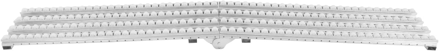 Foldable Gravity Conveyor 79'' x 12'' Collocatable Conveyor Roller with 4-Row Wheels, Light-Duty Unpowered Gravity Conveyor Adjustable Folding Roller Conveyor Table for Warehouse Unload