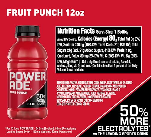 Save on POWERADE Fruit Punch Sports Drink 8-Pack - Image 2