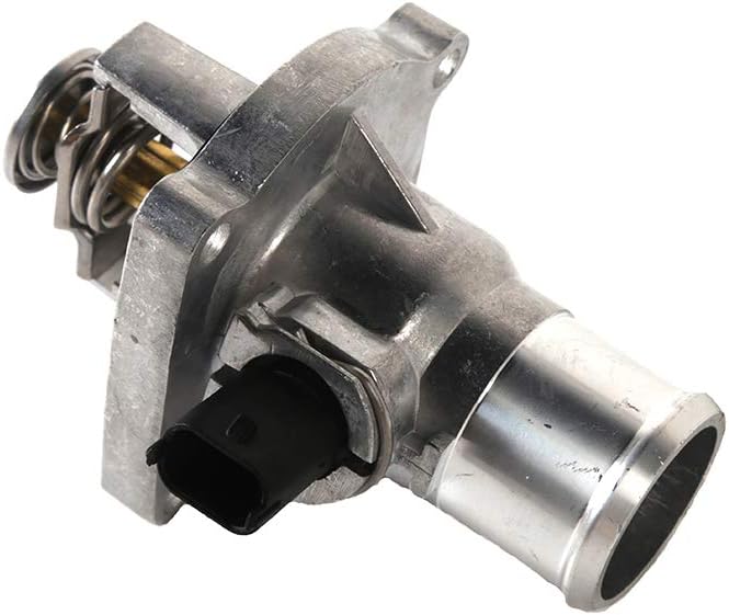 MOCA Engine Coolant Thermostat Housing Assembly Compatible for 09-11 Aveo 1.6L & 11-16 Cruze 1.8L & 09-10 Pontiac G3 1.6L