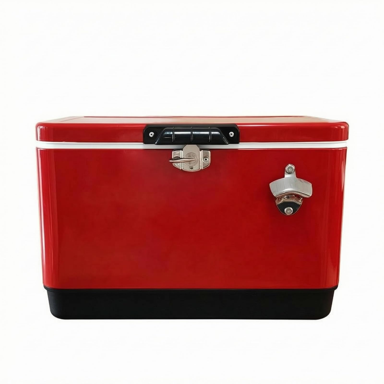 Box Frigo Rigido Apribottiglie Integrato Contenitore Termico Rigido Isolato Frigorifero Portatile per Picnic, Auto
