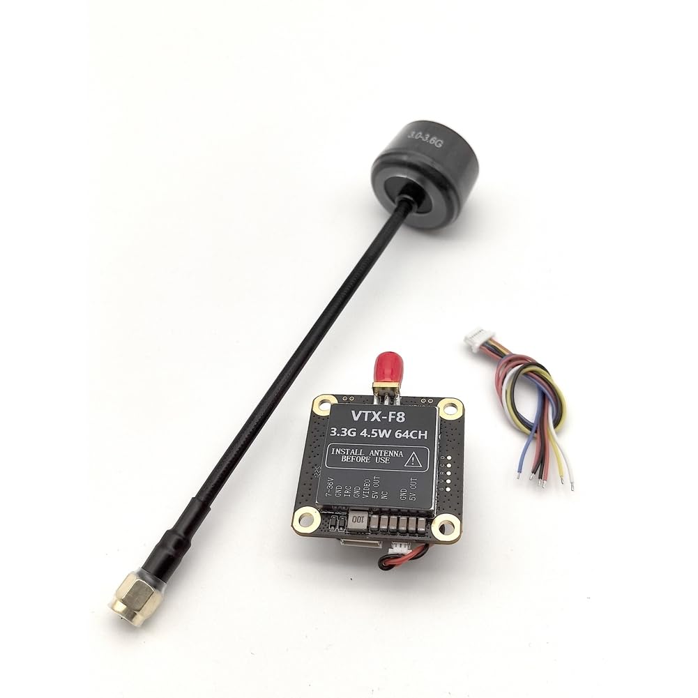VTX-F8 3.3G 4500mW VTX 64CH (3060-3500MHz) FPV Wireless Langstrecken-Bildübertragungs-Transmitter, Turminstallation