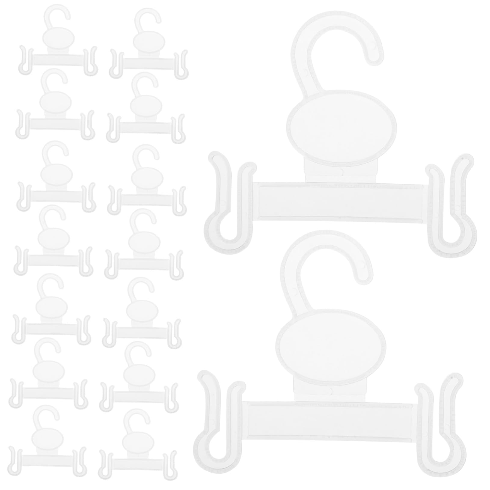 ABOOFAN Efficient Retail Display: 100pcs Slippers Sandals Hooks Over Door Shoe Organizer