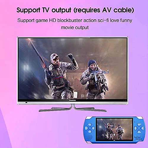 CAIXIAN Handheld Game Console X6 64 Bit 8Gb Playstation Portable Arcade Retro Game Console with 10000 Kinds Games and Camera (4.3 Inch)