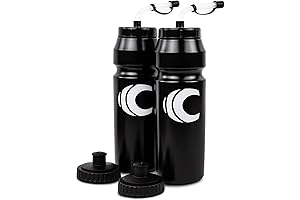 Cannon Sports 1 Liter Squeeze Water Bottle with Straw: Essential Hydration for Helmet-Clad Athletes