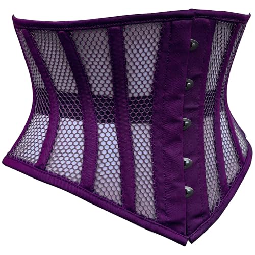 Image of Women's Waist Training Underbust Corset Steel Boned Hourglass Body Shaper