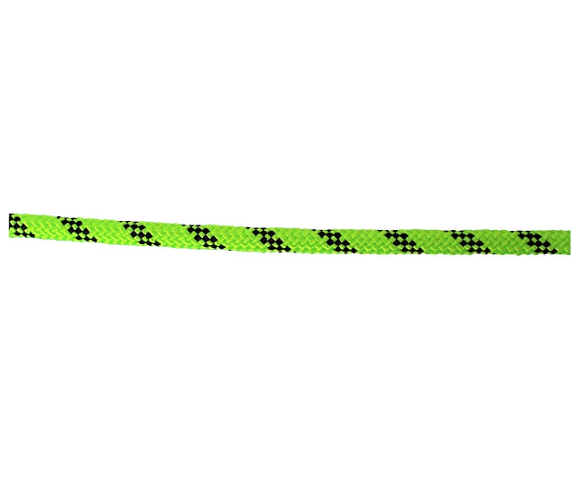 Cordamarket 8 mm Corde de drisse, Unisexe, Vert Fluo, 50 m