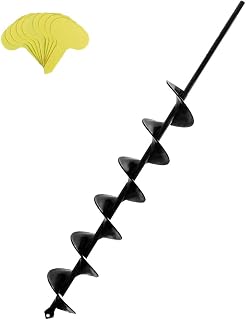 SYITCUN Auger Drill Bit for Planting 3x24in, Post Hole Auger for Planting Bulbs, Easy Post Hole Digger with Drill for 3/8”Hex Drive Drill