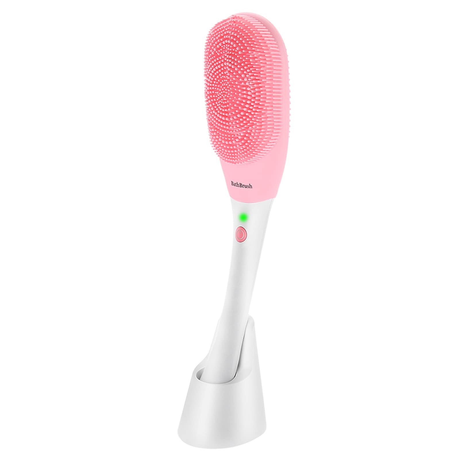 Electric Back Scrubber, Larger and Gentler Electric Bath Brush for Massager for Spa(pink, 12)