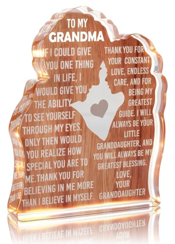 Great Grandma Birthday Gifts from Granddaughter Acrylic Sign Desk Decor