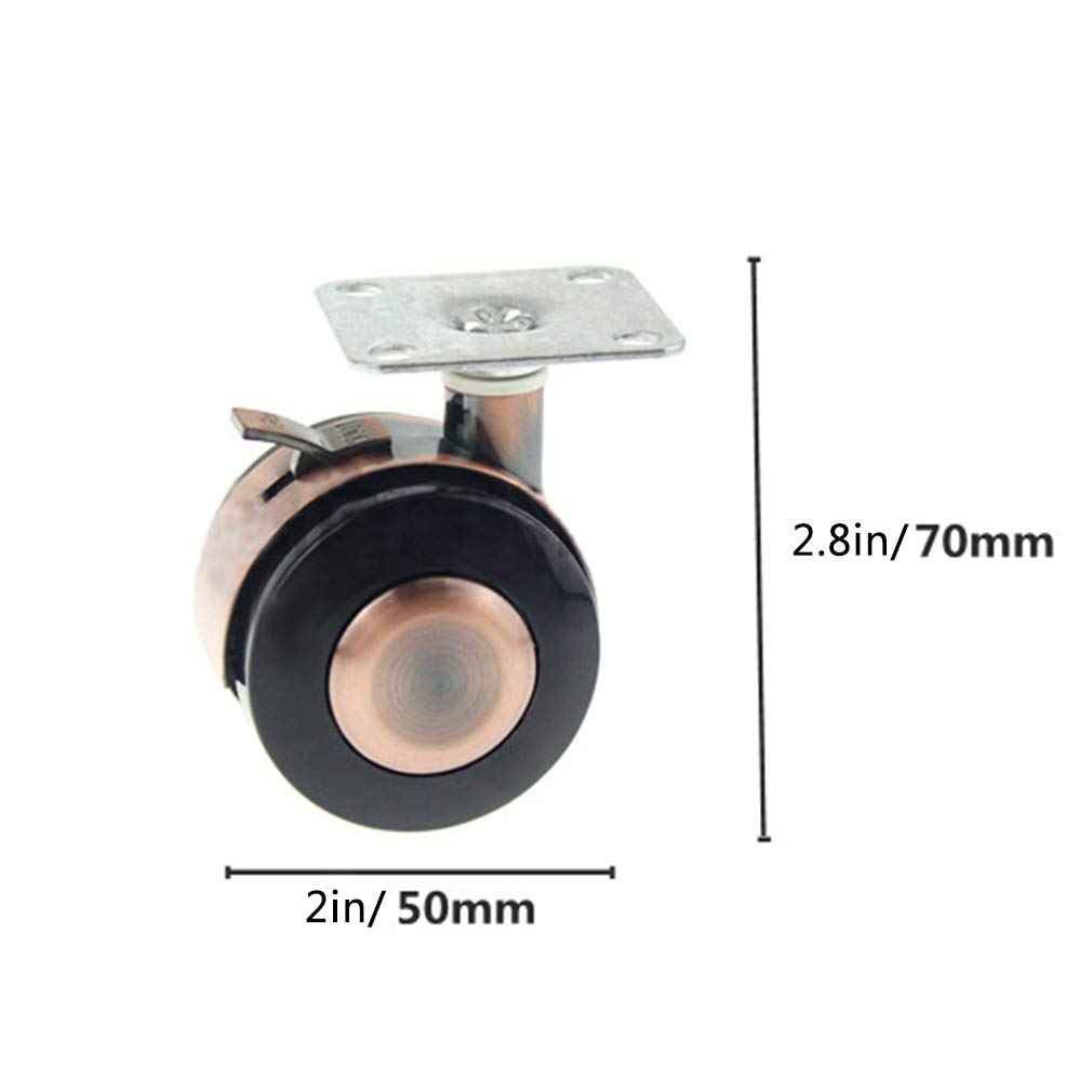 ruota industriale, Tavolino da caffè con rotelle for mobili flat-top freno