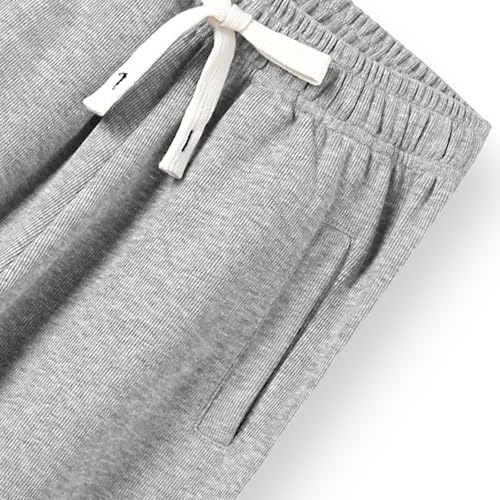 Girls' Boys Sweatpants Casual Baggy Joggers Kids Athletic Cinch Bottom Pants with Pockets & Drawstring4