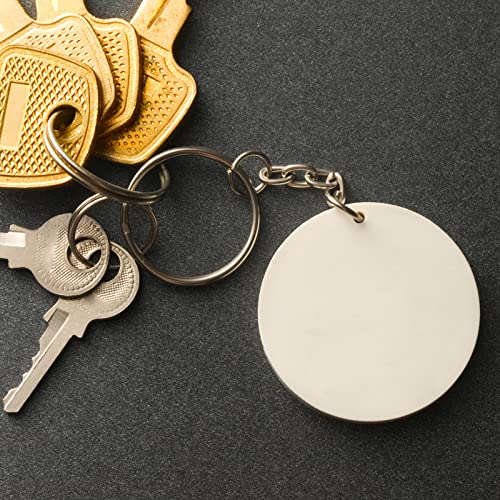 MECCANIXITY Stamping Blank Copper Round DIY Tags, 25mm/1" for Craft Decoration, Pack of 8 by MECCANIXITY - Image 6