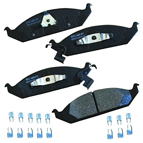 Image of Bendix Premium SBC650 Ceramic Front Brake Pads for Chrysler Breeze 1996, Cirrus 2000-1995, Sebring 2000-1996, Stratus 1997-1995, Dodge Stratus 2000-1995, Plymouth Breeze 2000-1996