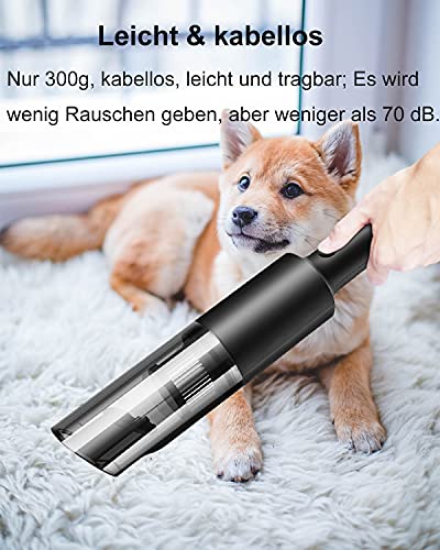 Jooayou Handstaubsauger Akku, 7000Pa Kabelloser Staubsauger 300g Leicht Autostaubsauger 4000mAh Li-Ionen Akkusauger… - Image 6