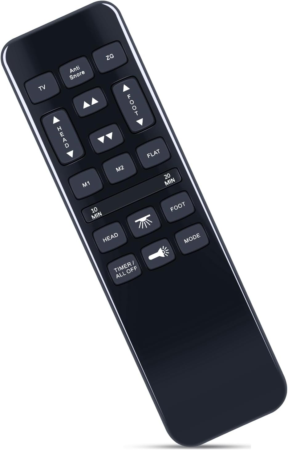 HJH55 Replacement Remote Control for Richmat HJH55, Wayfair Sleep NU203, Tech Bedtech BT-3000, TrueMotion 1000 TM1000, Ashley M9X842, iFlex 470, Mattress Firm 600 3000 Adjustable Bed Base