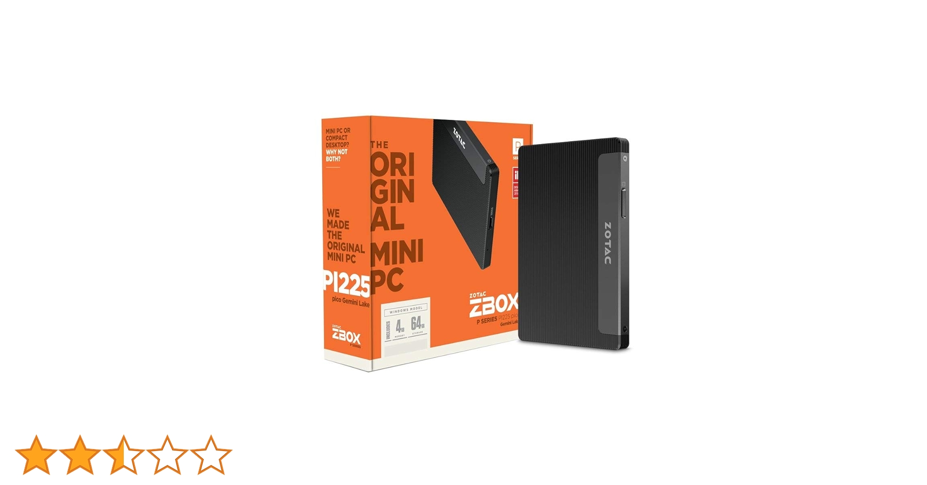 小型pc 美品です Amazon.co.jp: ZOTAC ZBOX Pシリーズ PI225-GK ミニPC 小型PC