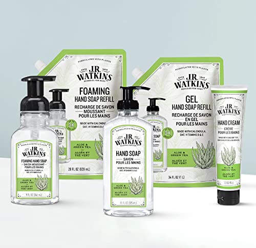 J.R. Watkins 0405418 Gel Hand Soap Refill, Moisturizing Hand Wash, All Natural, Alcohol-Free, Cruelty-Free, Usa Made, Aloe Green Tea thumb #2