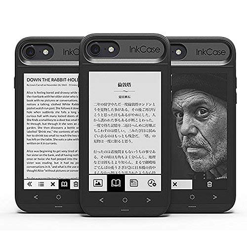 Oaxis Inkcase i7, 4.3" E Ink eReader for iPhone 7/ 8/ 6S / 6, Unique Smart Bluetooth Second