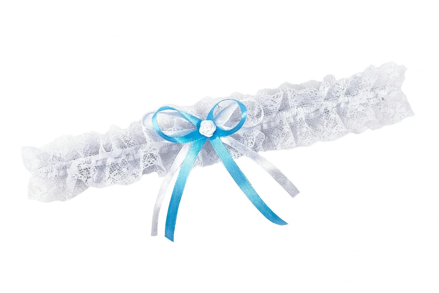 Jarretière Mariée Bleue MWOOT - Dentelle élastique Pour Future Mariée