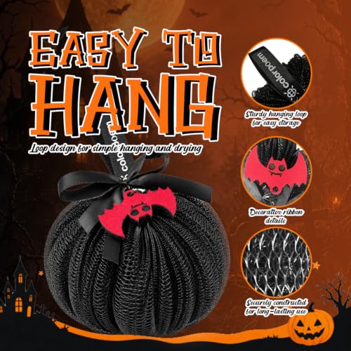 3-Pack Halloween Shower Loofah Set DROPS TO - image 6