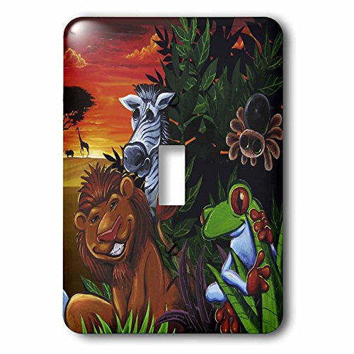 Interrupteur à baïonnette jungle pour remplacer un cache mural blanc et triste
