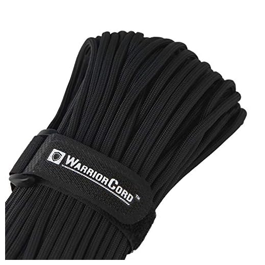 TITAN MIL-SPEC 550 Corde de paracorde / parachute 103 pieds continus, 620 lb. Résistance à la rupture – Authentique MIL-C-5040, type III, 7 brins, diamètre de 4 mm, cordon de survie militaire 100 % nylon. Comprend 3 livres électroniques gratuits pour projet de paracorde.