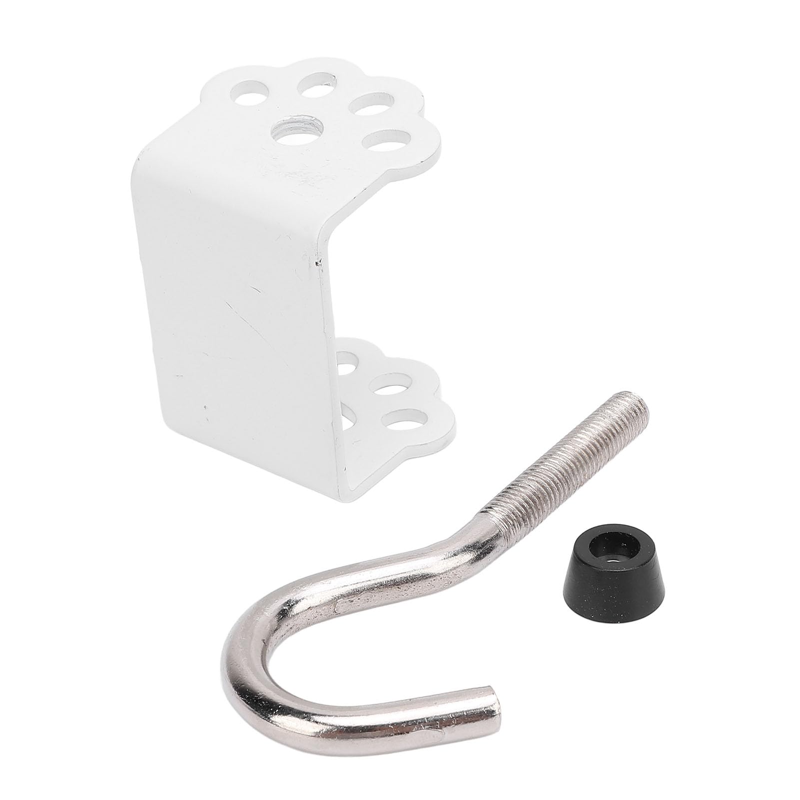 Zerodis Desk Mount Bag Hook,Cat Claw Shape Portable Clamp On Backpack Hanger Desk Mount Handbag Hanging Hook for Backpack Table Purse Clothes Handbag Storage (White)