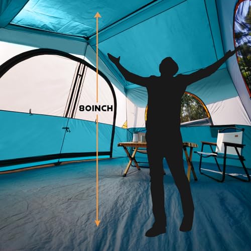 Heavy Duty 8-Person Camping Tent