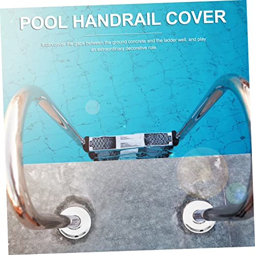 Cubiertas para barandales de escaleras para piscina 8 piezas BESPORTBLE miniatura 2