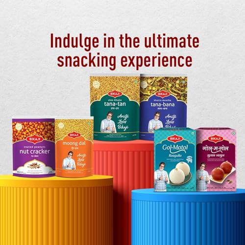 Soan-Papdi - Manbhavan 1000g and Tana-Tan (Aloo Bhujia) 200g Combo of 1200g (42.33Oz) – Authentic Indian Snacks Family Pack | Crunchy Namkeen, Party Mix, Bar Snacks & Tea-Time Treats
