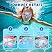 TusaMer Kids Swimming Goggles, Swimming Goggles for Kids with Nose Clip & Ear Plugs, Comfort Fit Leakproof Pool with Anti-Fog & Wide View for Youth Training.