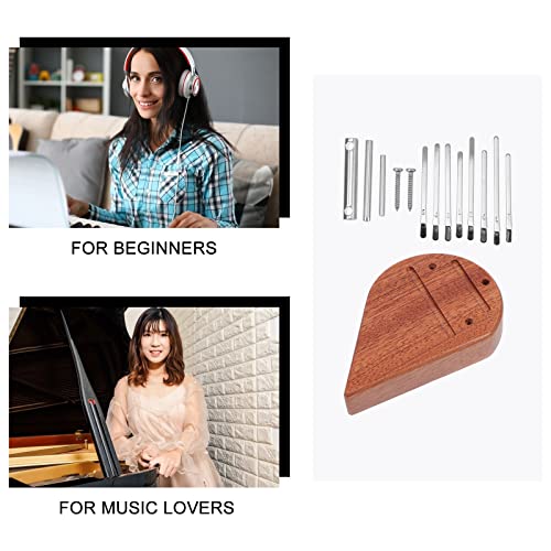 BIENKA 1Pc Pouce Piano Huit Tons Doigt Piano Instrument De Musique Utile Kalimba Piano (Color : Wood Color, Size : 8X5… - Les Beatles, Paul McCartney, John Lennon, RIngo Starr, George Harrison BIENKA 1Pc Pouce Piano Huit Tons Doigt Piano Instrument De Musique Utile Kalimba Piano (Color : Wood Color, Size : 8X5… – Image 5