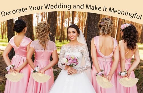 20 Abanicos de Madera Personalizados para Boda miniatura 6