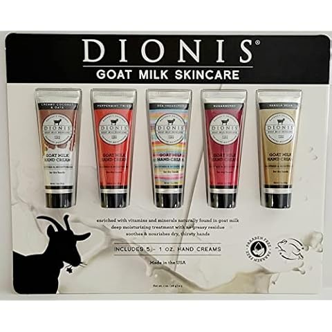 DIONIS Goat Milk Hand Cream, 1.0 oz, 5-pack Cover