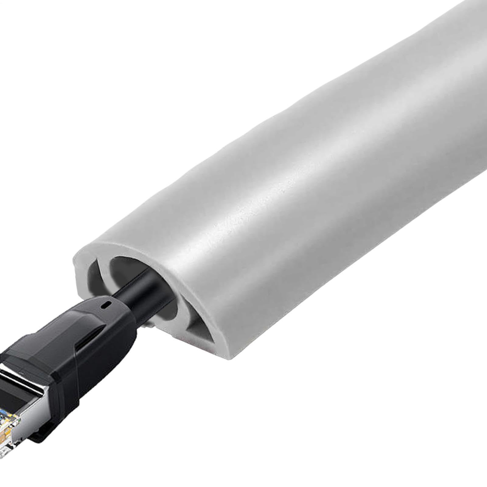 Cubierta de cable de suelo evita tropiezos con cables de electrodomésticos 8