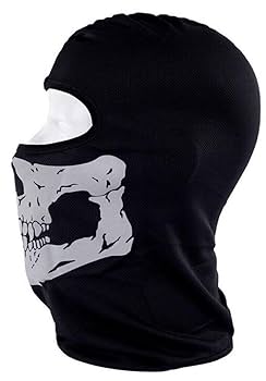 Amazon.com: Nuoxinus Black Ghosts Balaclava Skull Full Face