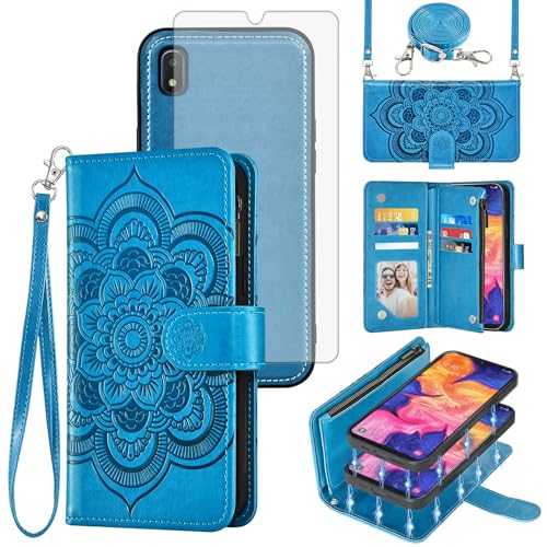 Étui de téléphone pour Samsung Galaxy A10e portefeuille magnétique amovible