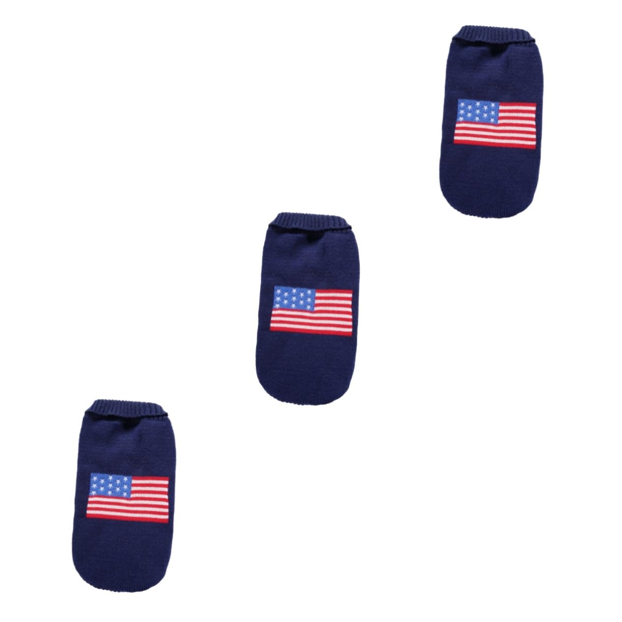 Pull pour chien drapeau américain POPETPOP lot de 3 vêtements chauds XS
