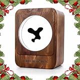 LWYMX Ferrofluid Speaker Music Mate,Dancing Ferrofluid Music Mate,Walnut Wood,ferromagnetic,Symbiosis in a Bottle, Magnetic Fluid Toys, Desktop Decorations, Gifts.οΌunvoicedοΌ