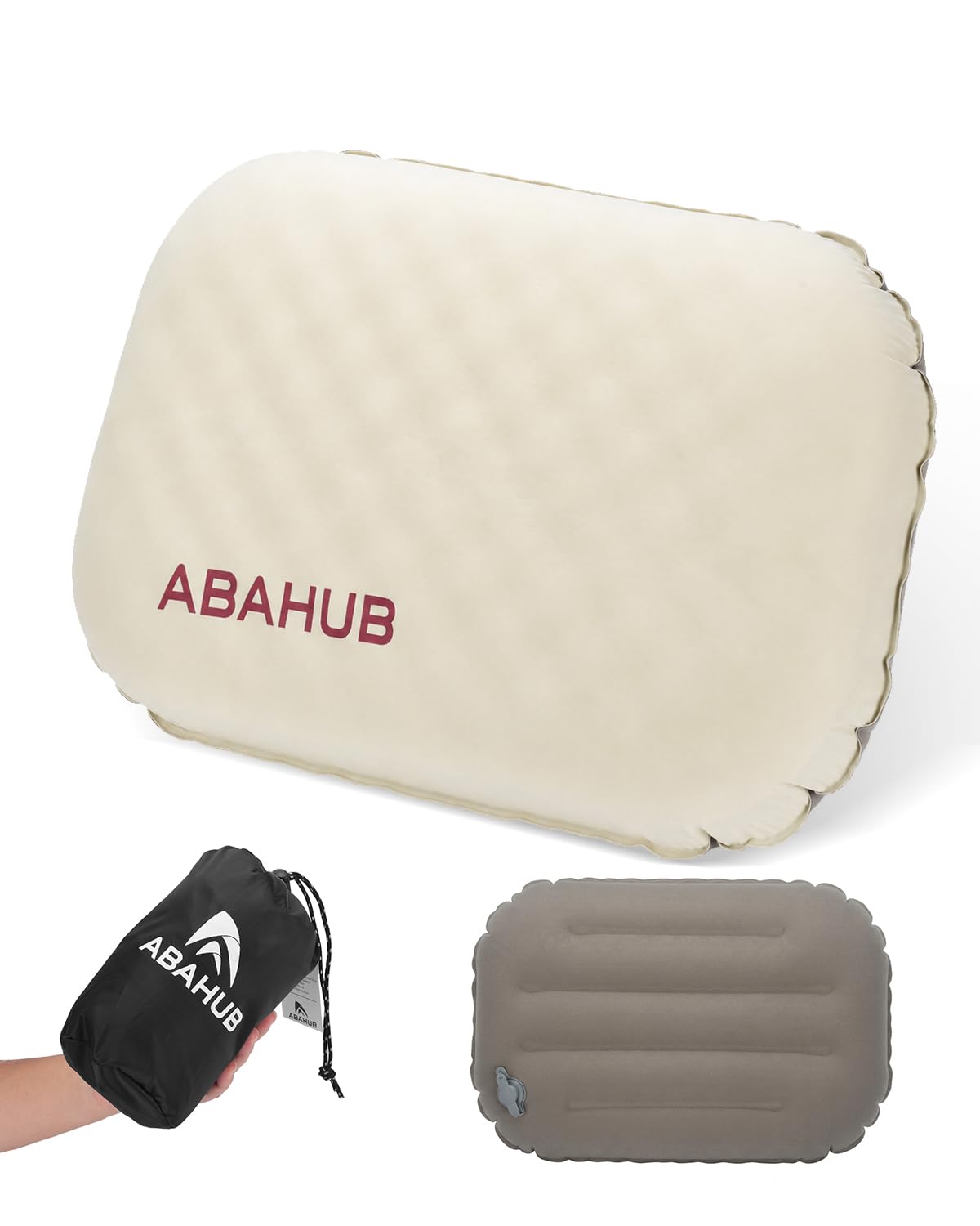 Ultralight Inflatable Camping Pillow with Memory Foam | Dual-Sided All-Season Foam Pillow…