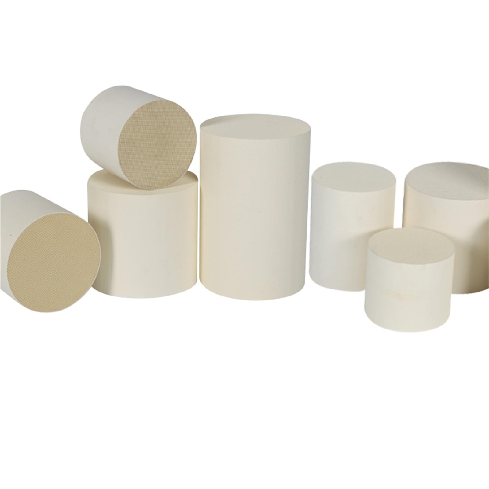 Echappement Catalyseur Catalyseur céramique nid d'abeille pour véhicules à essence Euro 3 400 cellules, convertisseur catalytique universel pour moteurs d'échappement Catalyseurs(118-100mm)