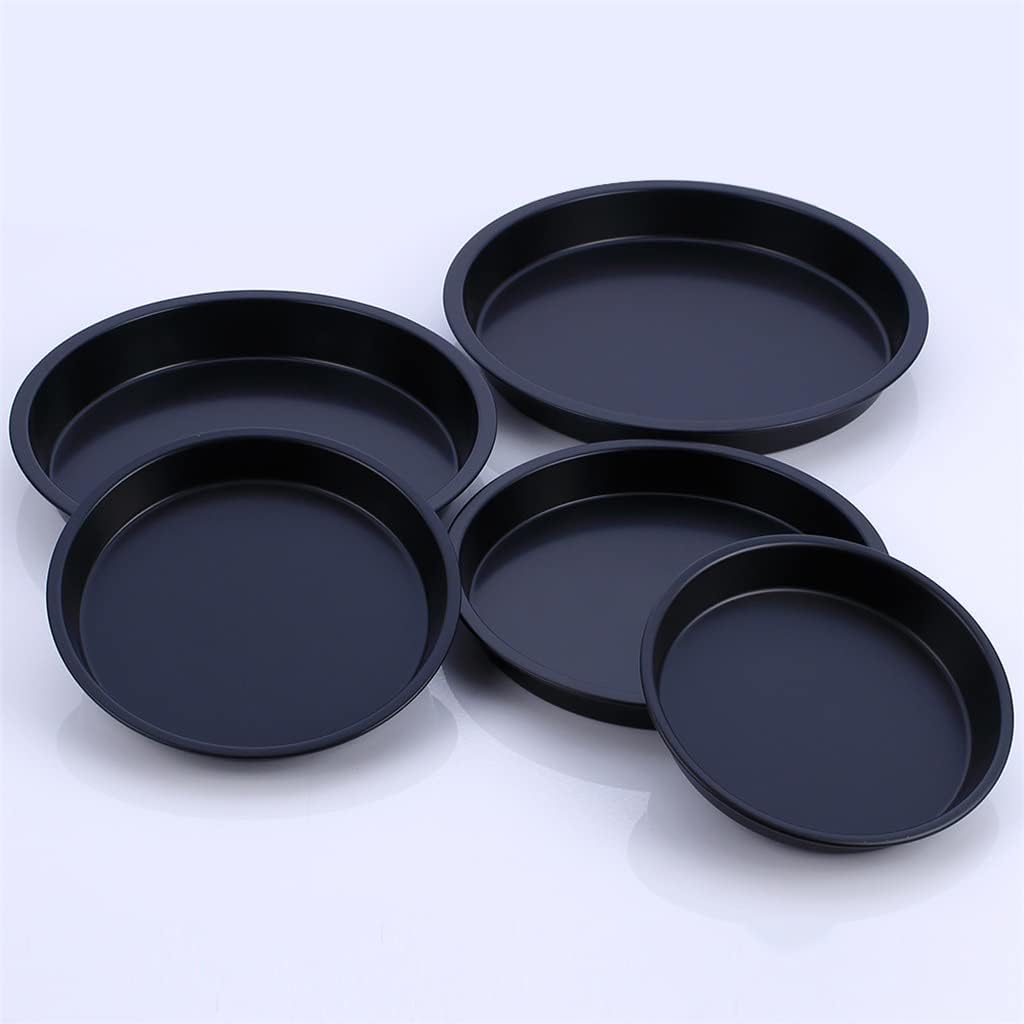 5pcs/Set 6/7/8/9/10 Inch Non-Stick Pizza Pan Round Pie Cake Baking Pan Carbon Steel Tray Cake Bakeware Tools