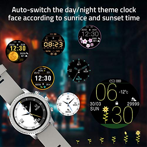 ایگرد | قیمت و خرید Tinwoo Smart Watch for iPhones / Android, Support  Wireless Charging, Bluetooth Health Tracker with Heart Rate Monitor,  Digital Smartwatch for Women Men, 5ATM Waterproof (TPU Band Grey)