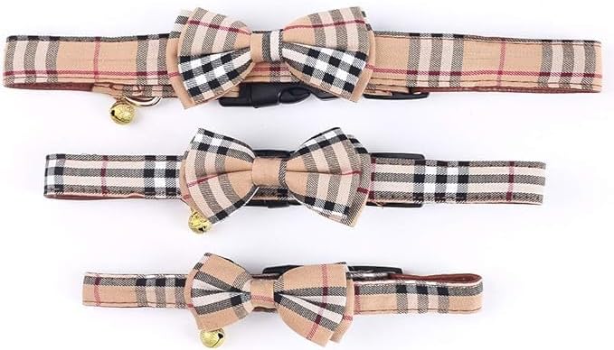 Collar para perro SuperBuddy ajustable con moño suave miniatura 4