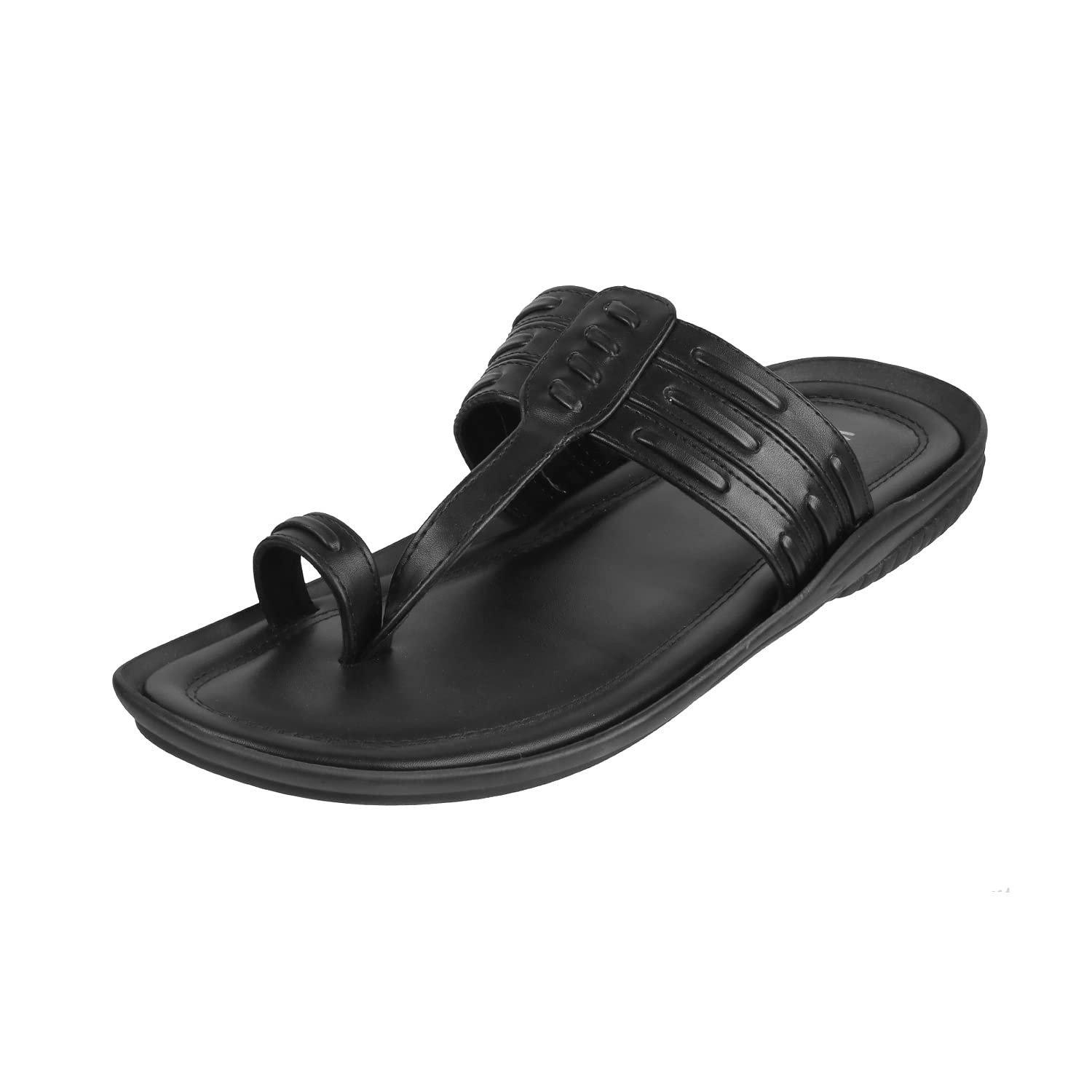 Walkway Men Synthetic Black Slippers, (16-291) (B09SJSFVGW) Amazon Price History, Amazon Price Tracker