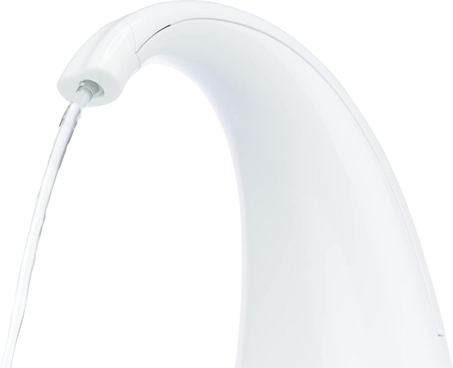 White Curved Stream Pet Water Fountain with Filter, 84.5oz