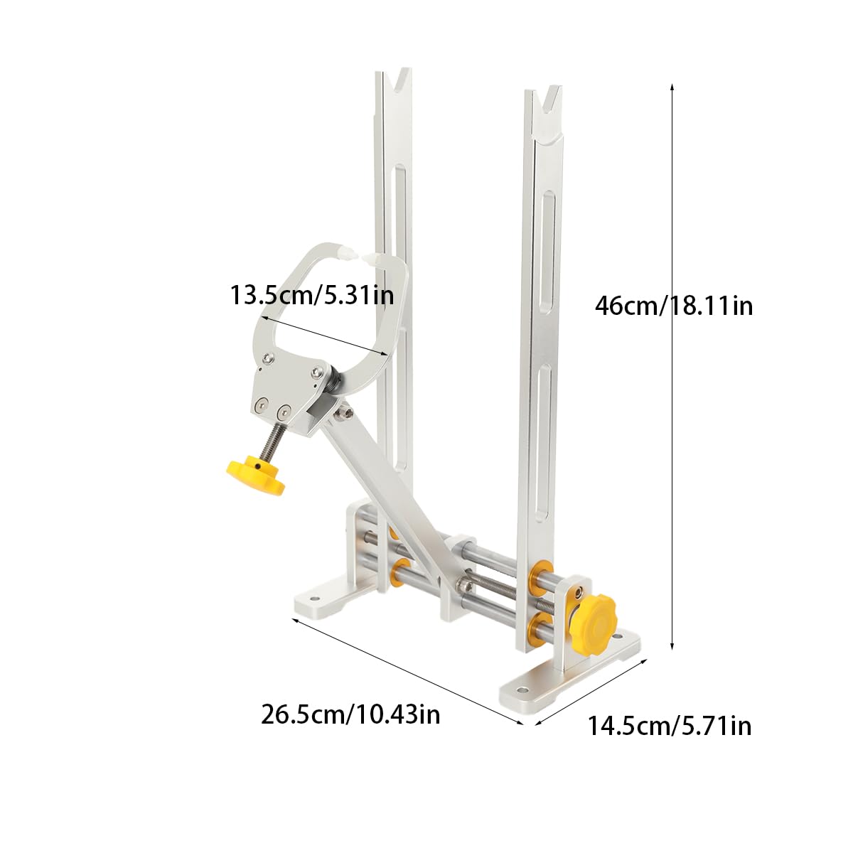 Soporte de centrado para llantas de bicicleta, soporte central de bicicleta ajustable de 10 a 29 pulgadas de diámetro, para reparación de juegos de ruedas, bicicletas de montaña, bicicletas de