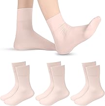 Leikedun 3 Pairs Pink Kids Ballet Socks Breathable Ankle Dance Socks Essentials Ballet Socks for Girls Kids Ballet Tap Jazz Modern Gymnastics Dance