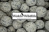 Wolds Wildlife, Ultimate Wild Bird Suet Fat Balls, High in Energy & Protein 50 x 80g tub