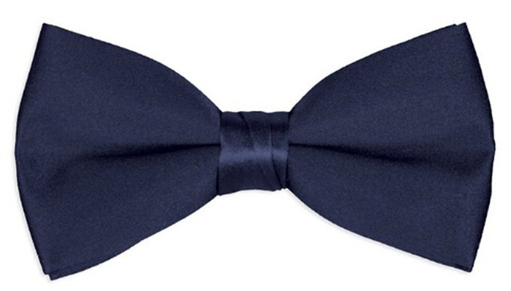 Namzi DapperLads Little Boys' Solid Color Banded Satin Bow Ties/Bowties